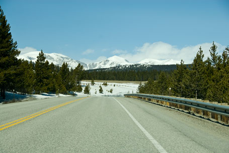 Bighorn Mountain Powder Pass road