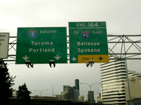 Road Sign of Interstate 5